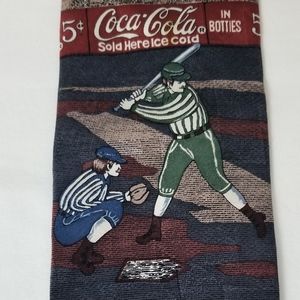 Coca cola necktie baseball